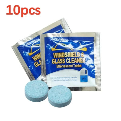 All-Season Windshield Washer Effervescent Tablets – Solid Concentrate, Shellac-Free | DriveUtility™