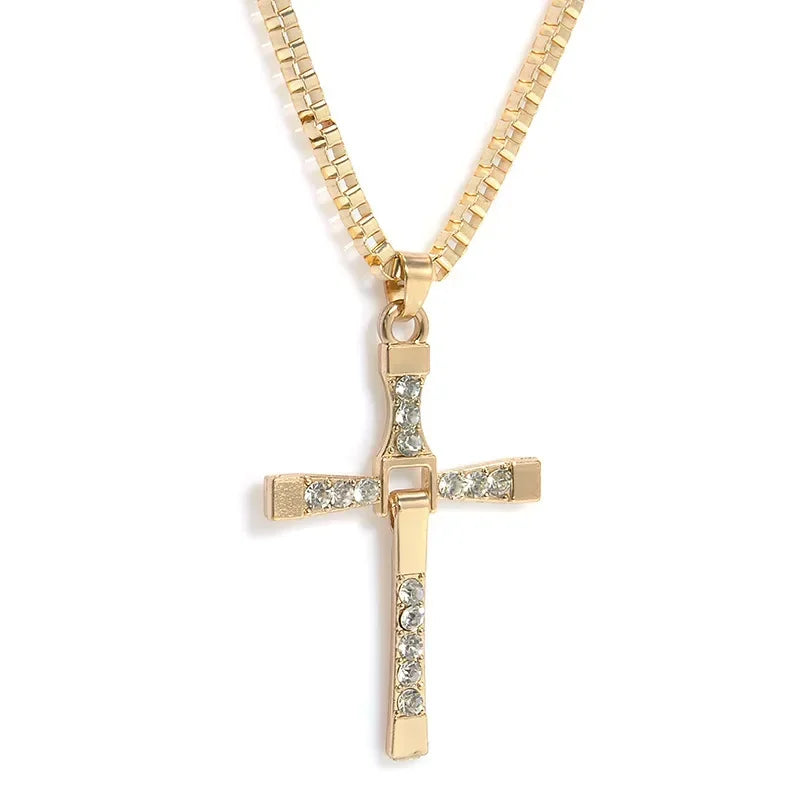 Dominic Toretto Cross Necklace - Fast & Furious Inspired Pendant