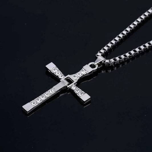 Dominic Toretto Cross Necklace - Fast & Furious Inspired Pendant