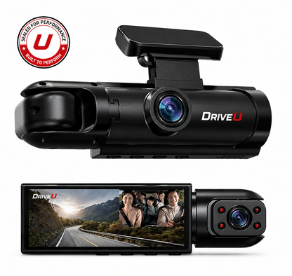 Dual DashCam Pro – Front & Interior Camera | DriveU™