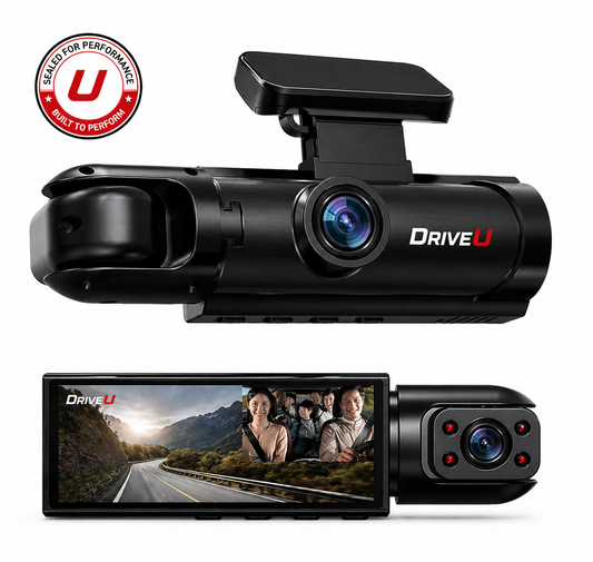 Dual DashCam Pro – Front & Interior Camera | DriveU™