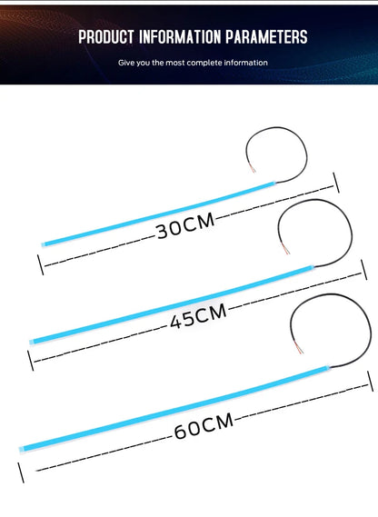 Flexible LED DRL Daytime Running Lights - 2PCS