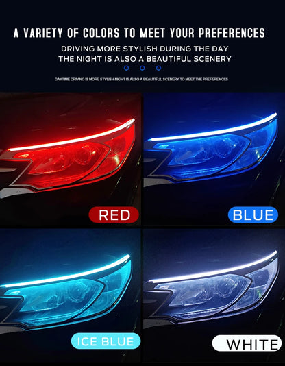 Flexible LED DRL Daytime Running Lights - 2PCS