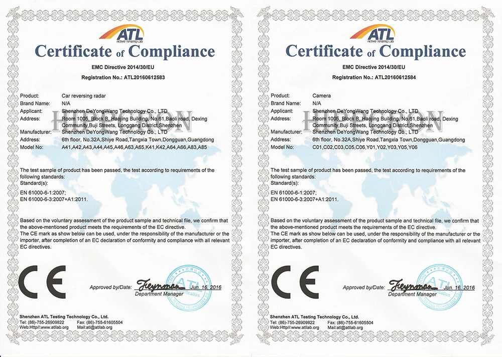 LED Parking Sensor Kit 4 Sensors