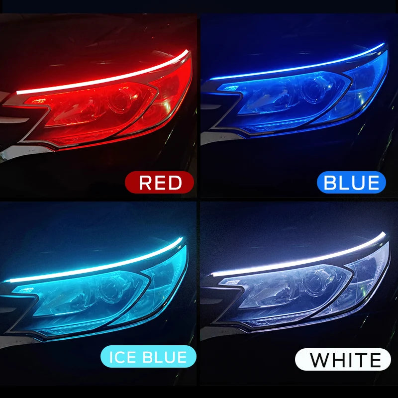 Flexible LED DRL Daytime Running Lights - 2PCS