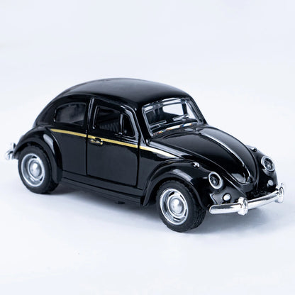 Classic 1:36 Retro Beetle Alloy Car Model with Opening Doors