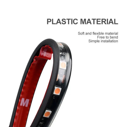 LED Car Interior Foot Strip Light USB