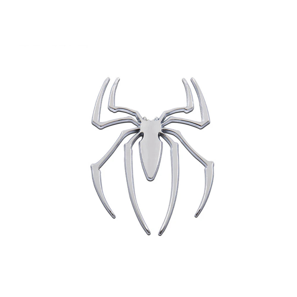 3D Spider Car Emblem - Premium Metal Badge Decal