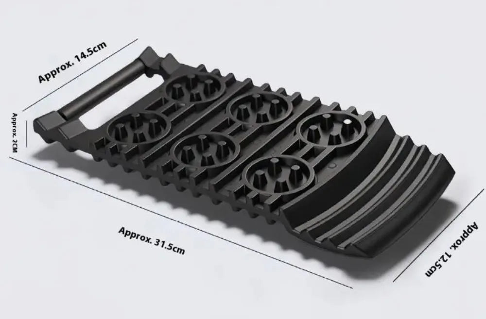 Traction Escape Board — Anti-Skid Recovery Mat for Sand, Mud & Snow