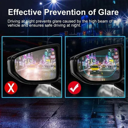 Anti-Fog Rearview Mirror Protective Film 2PCS