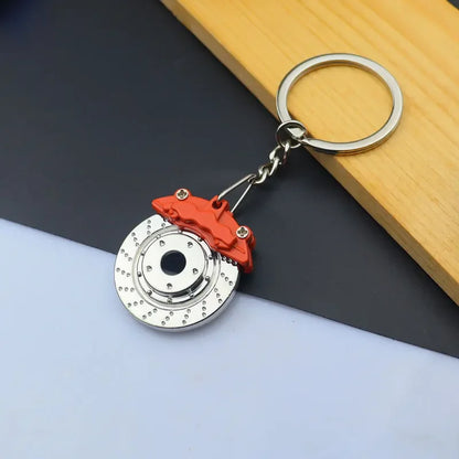 Gear Head Keychain Turbo Brake Disc Pendant