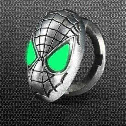 Spider-Man Start Button Cover — 3D Metal Car Interior Sticker