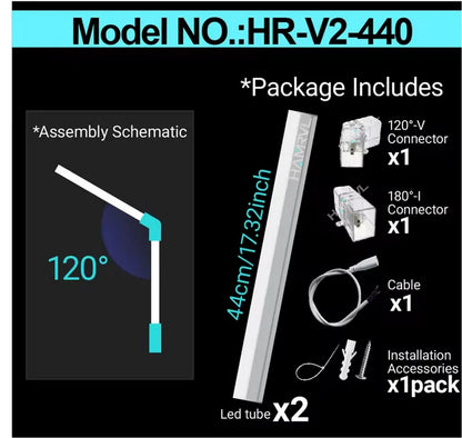 Hexagon LED Garage Ceiling Light