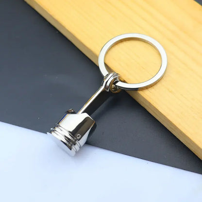 Mini Car Wheel Keychain Metal Keyring