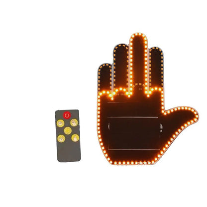 LED Car Finger Light with Remote — Wireless Interior Mood Light