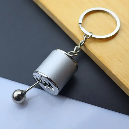 Mini Car Wheel Keychain Metal Keyring