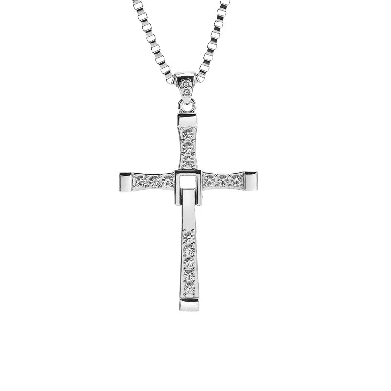 Dominic Toretto Cross Necklace - Fast & Furious Inspired Pendant
