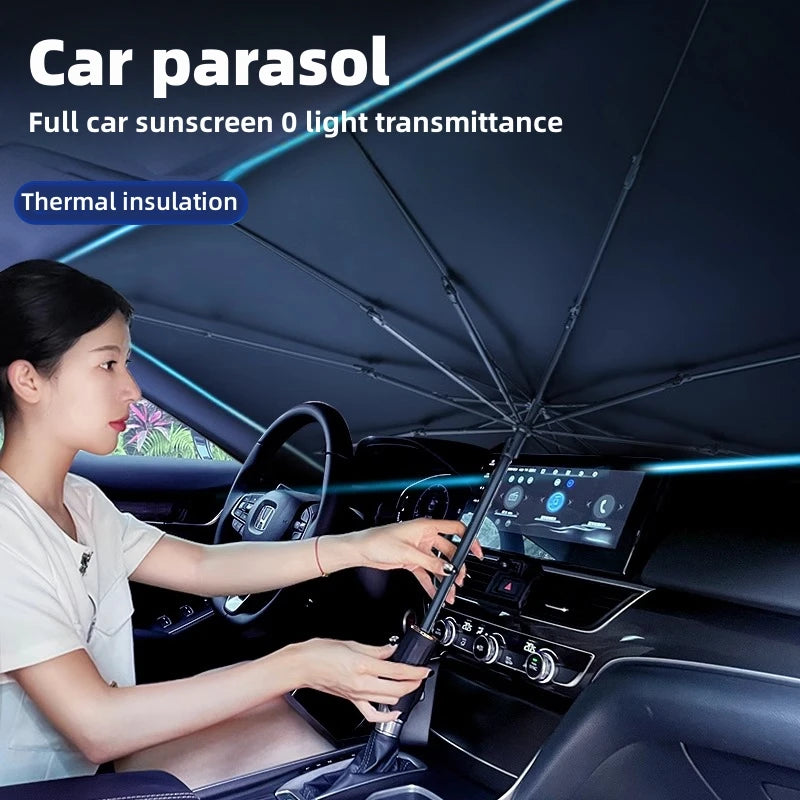 Foldable Car Windshield Sunshade Umbrella