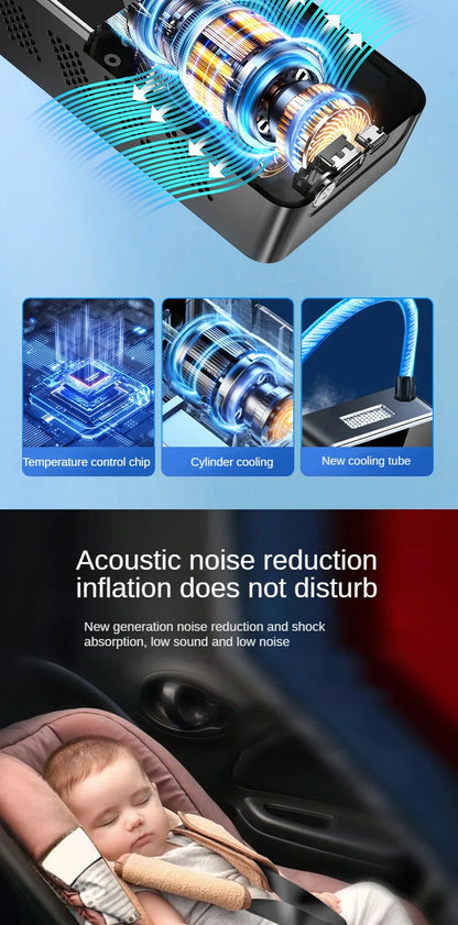 Wireless Tire Inflator 150PSI Touch Screen