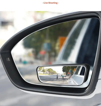 360° Blind Spot Mirror Set – Wide Angle Convex Safety Mirror