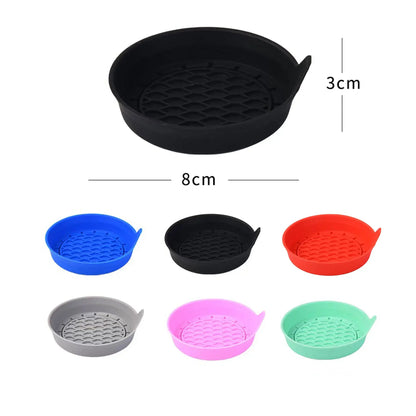 Silicone Car Cup Holder Coasters - Universal Non-Slip Insert