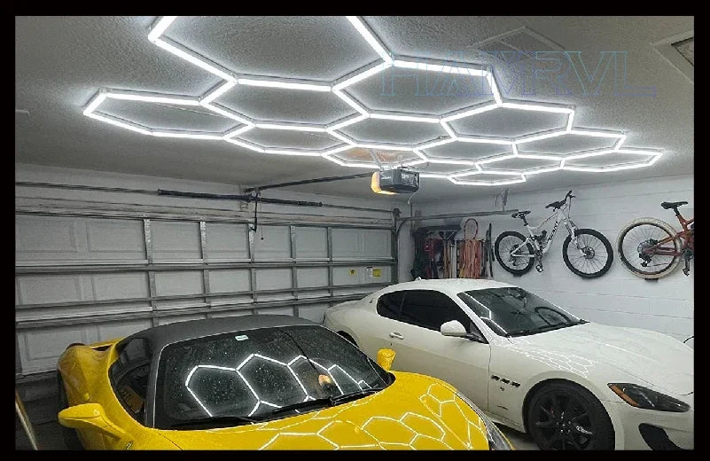 Hexagon LED Garage Ceiling Light