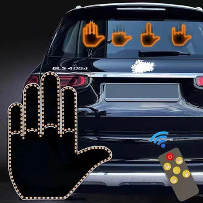 LED Car Finger Light with Remote — Wireless Interior Mood Light