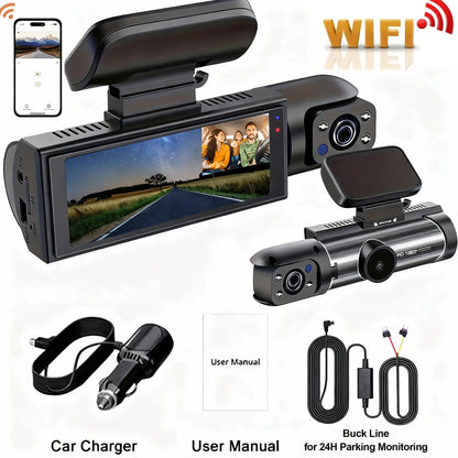 Dual DashCam Pro – Front & Interior Camera | DriveU™