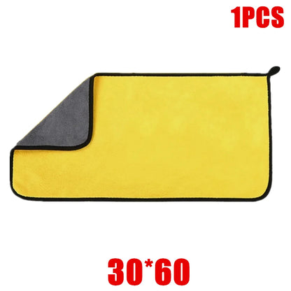 Premium Microfiber Car Cleaning Towel Set - Ultra-Soft Drying Cloth