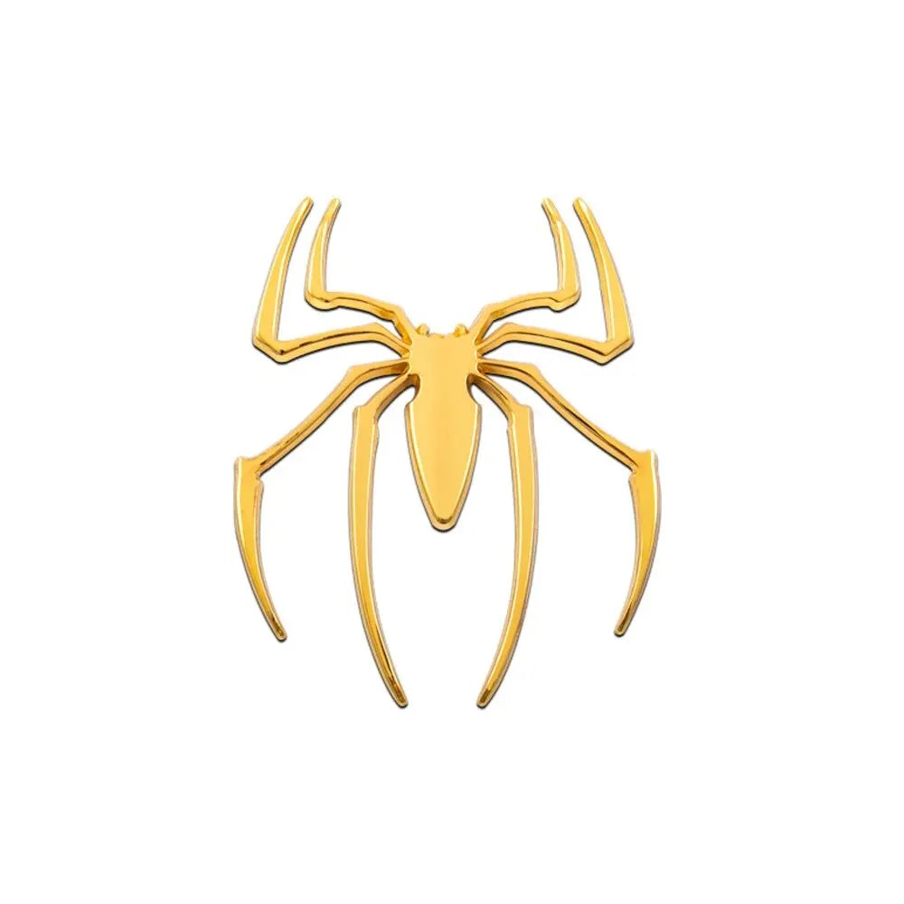 3D Spider Car Emblem - Premium Metal Badge Decal