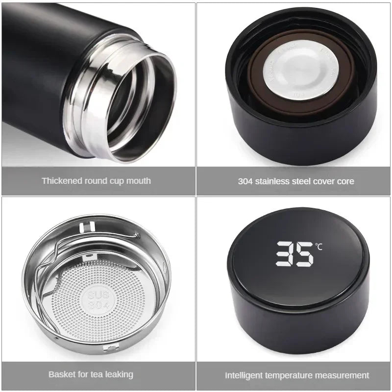 500ml Smart Thermos with LED Temperature Display