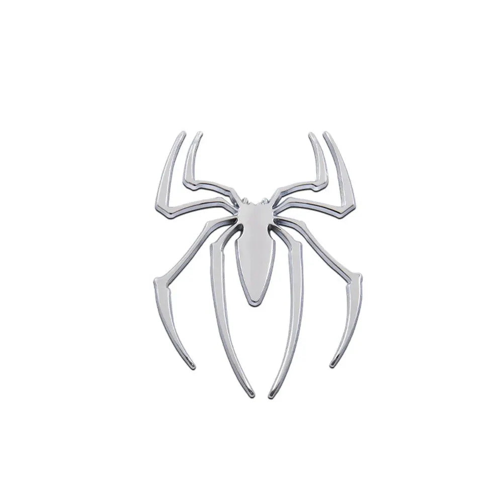 3D Spider Car Emblem - Premium Metal Badge Decal