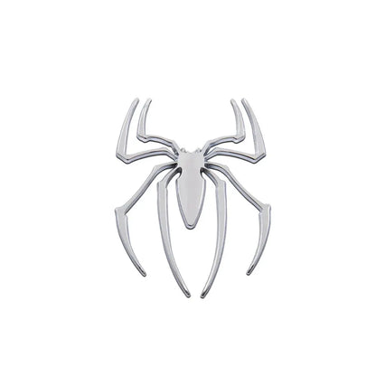 3D Spider Car Emblem - Premium Metal Badge Decal