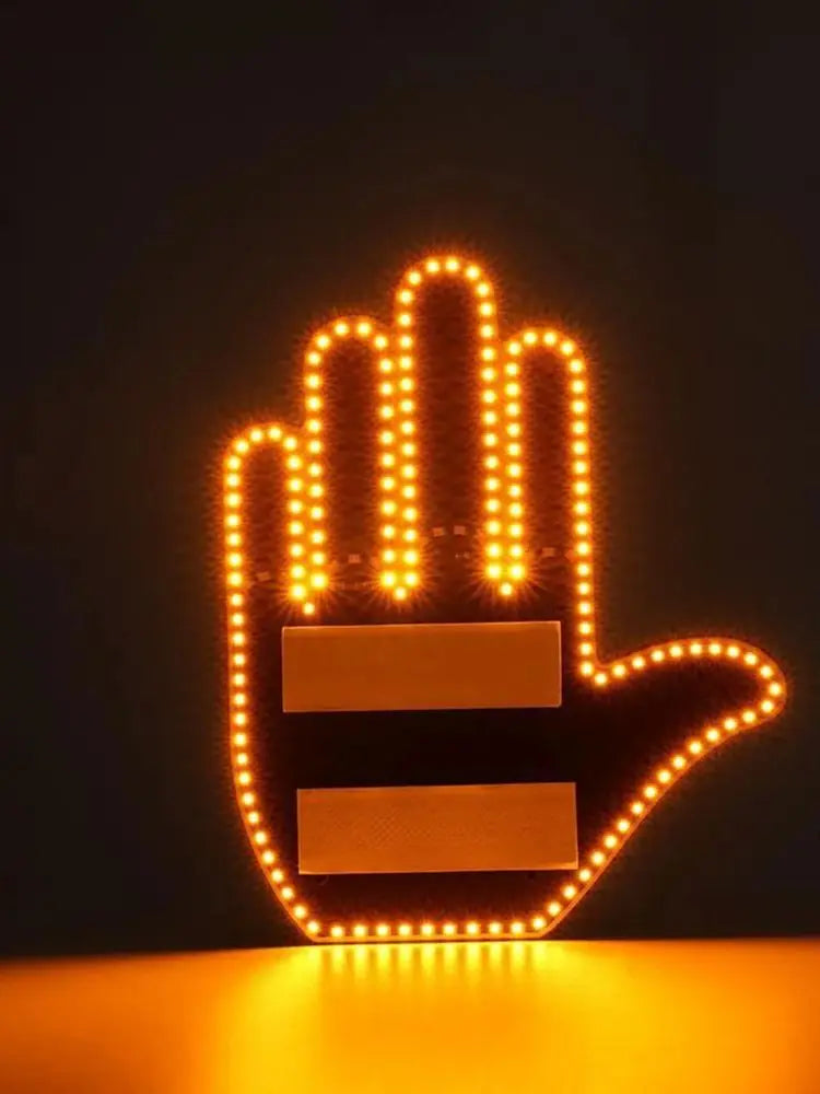 LED Car Finger Light with Remote — Wireless Interior Mood Light