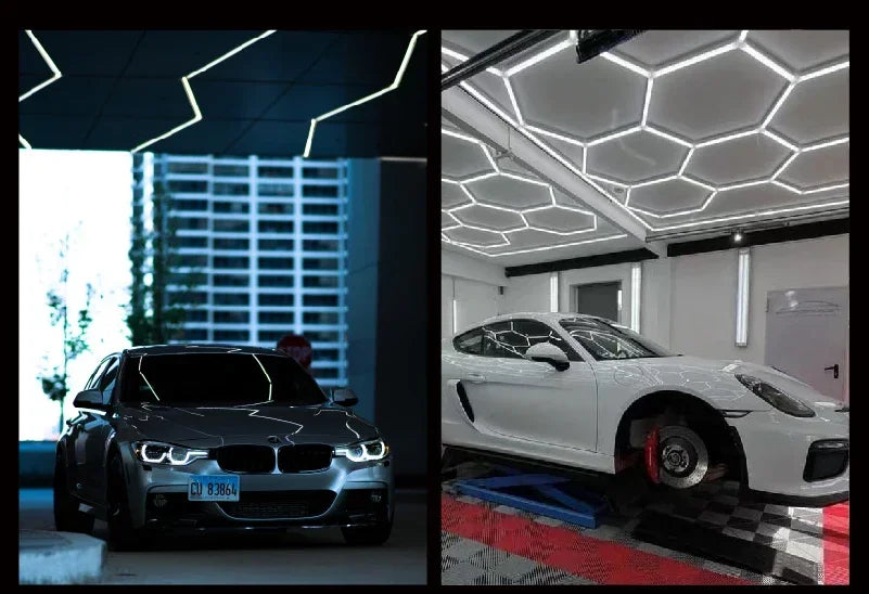 Hexagon LED Garage Ceiling Light