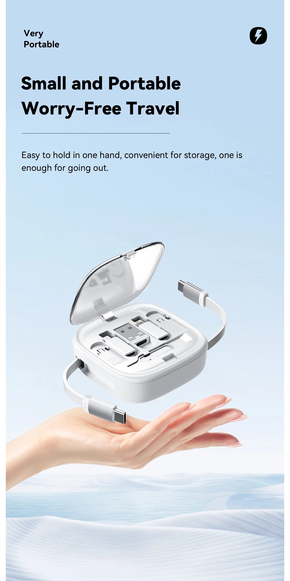 Essager USB-C Cable 60W PD with Storage Box