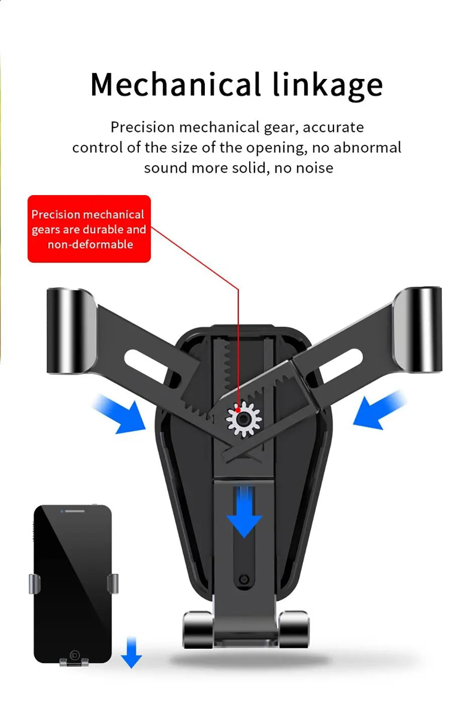 Gravity Car Phone Holder for Air Vent