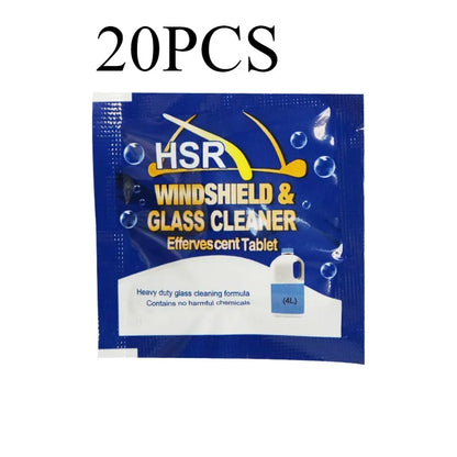 All-Season Windshield Washer Effervescent Tablets – Solid Concentrate, Shellac-Free | DriveUtility™