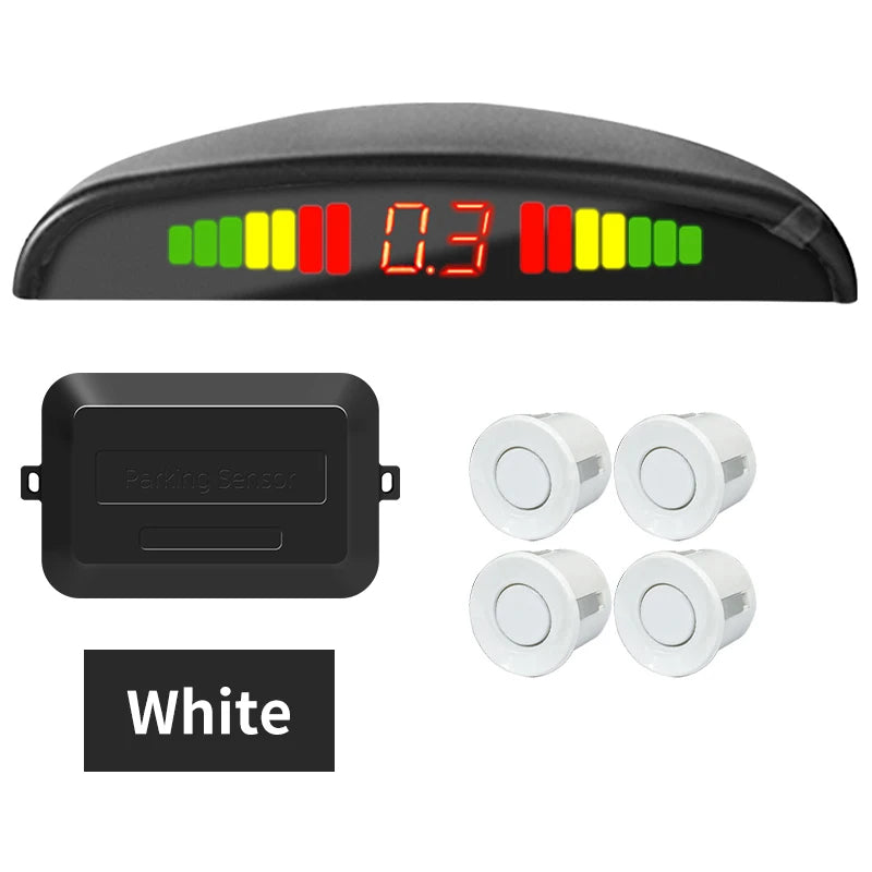 LED Parking Sensor Kit 4 Sensors