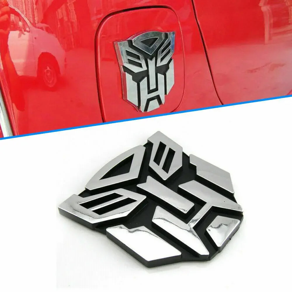 3D Transformer Autobot Badge Emblem - Premium Car Decal Sticker
