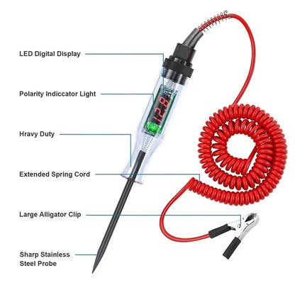 Voltage Circuit Tester 6V-24V Diagnostic Probe