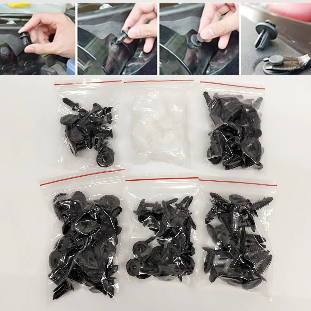 Auto Fastener Clips Kit - Mixed Retainer Set