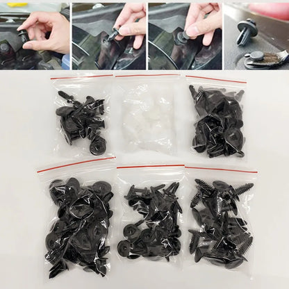 Auto Fastener Clips Kit - Mixed Retainer Set