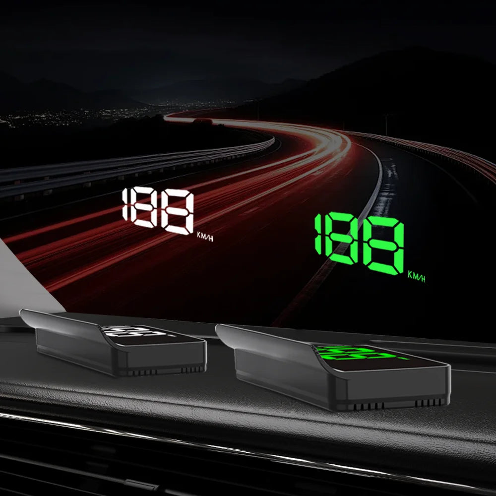 HUD Digital Speedometer - Windshield Display