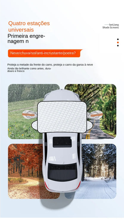 Magnetic Windshield Sun Shade Snow Cover