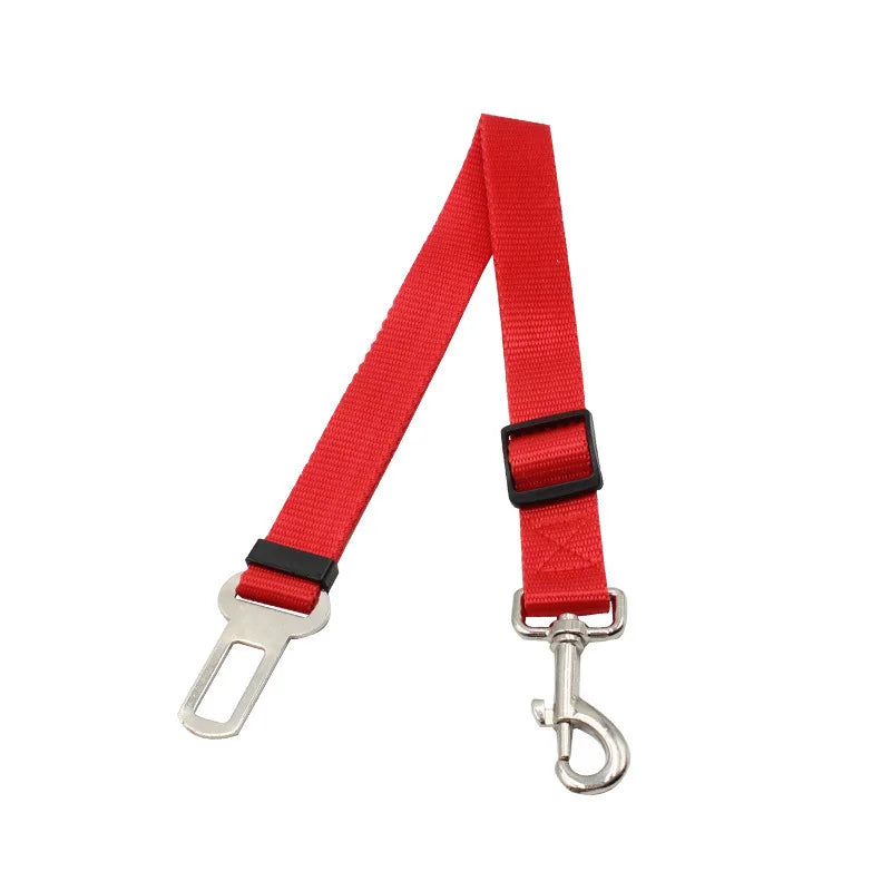 Dog Car Seatbelt Leash – Retractable Safety Tether for Pets