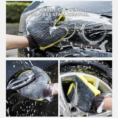 Microfiber Car Washing Glove Double-Sided