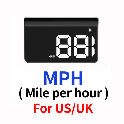 HUD Digital Speedometer - Windshield Display
