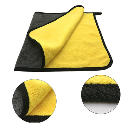 Premium Microfiber Car Cleaning Towel Set - Ultra-Soft Drying Cloth
