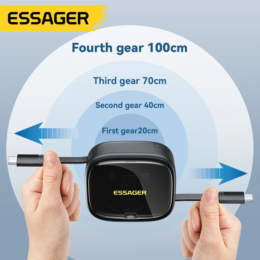 Essager USB-C Cable 60W PD with Storage Box